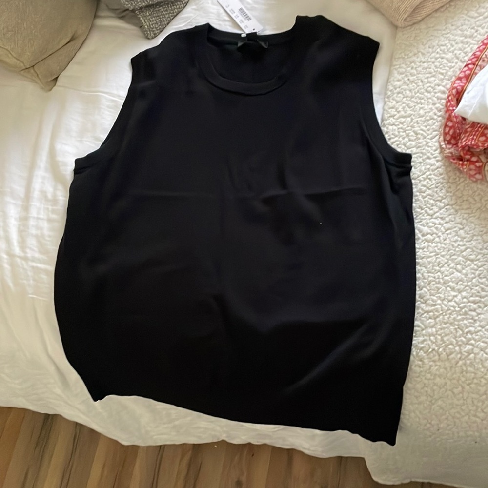 Light weight Black J Crew sweater tank